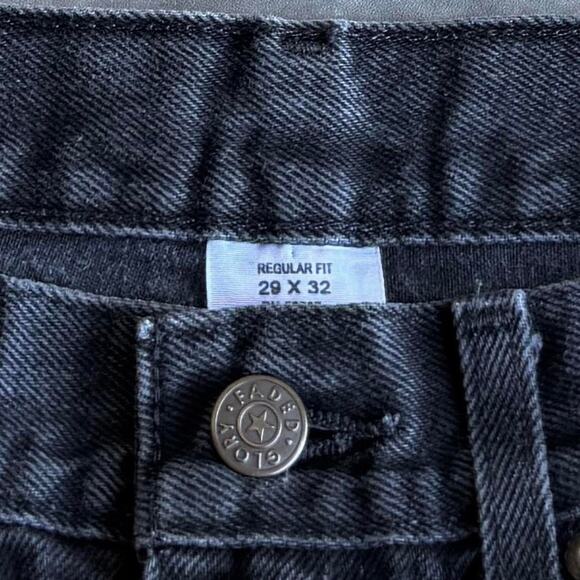 Vintage Y2K Faded Black Grunge Opium Essential Denim Jeans - Picture 3 of 3